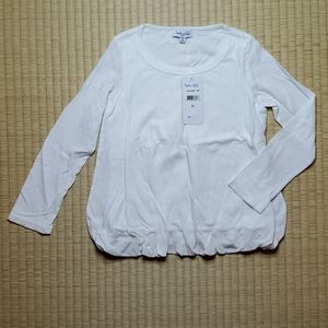 Splendid Long-Sleeve Balloon-hem T-Shirt, sz 5-6